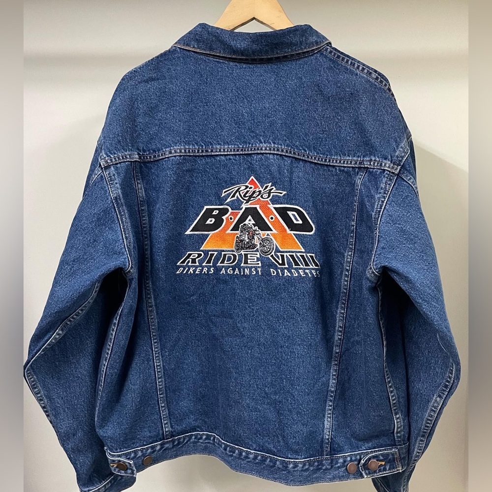 RIP’S BAD RIDE VIII BLUE DENIM JACKET FOR MEN’S & WOMEN’S - Picture 3 of 6